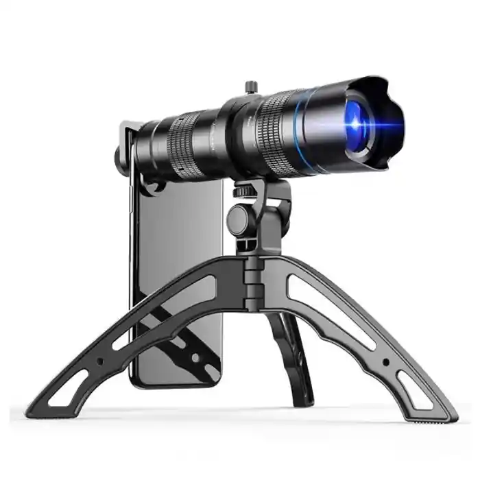 Apexel HD 20-40X Zoom Telescope Lens with Tripod Monocular Telephoto Phone Camera Lens for IPho-ne Hua-wei All Smartphones Camping